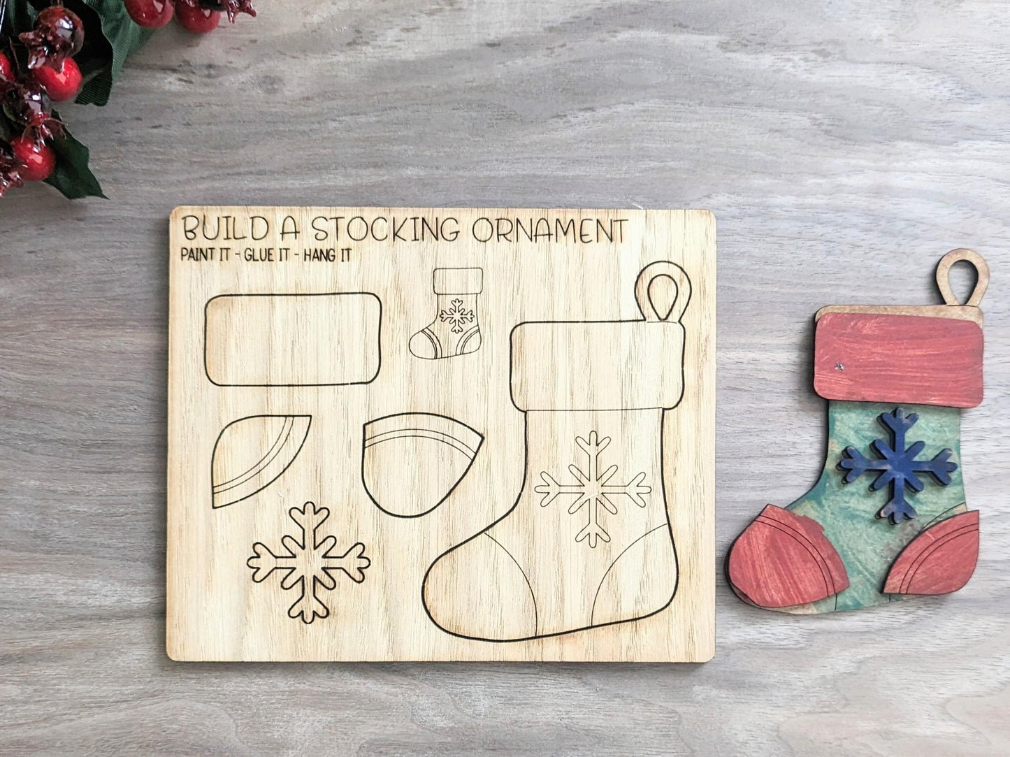 Paint Your Own Christmas Decorations Kit