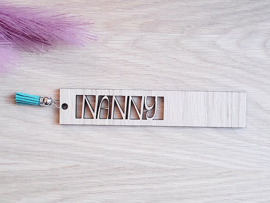 Personalised Nanny Bookmark