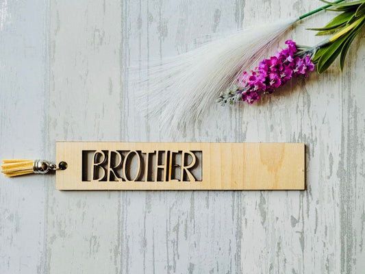 Personalised Brother Bookmark