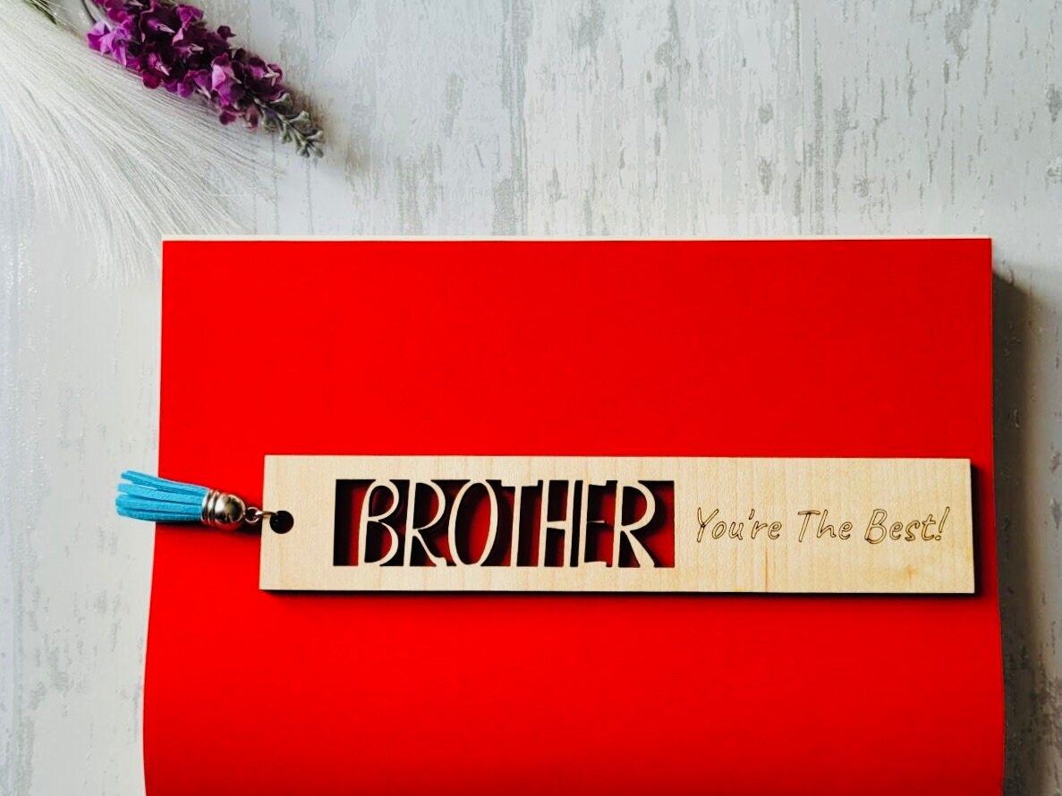 Personalised Brother Bookmark