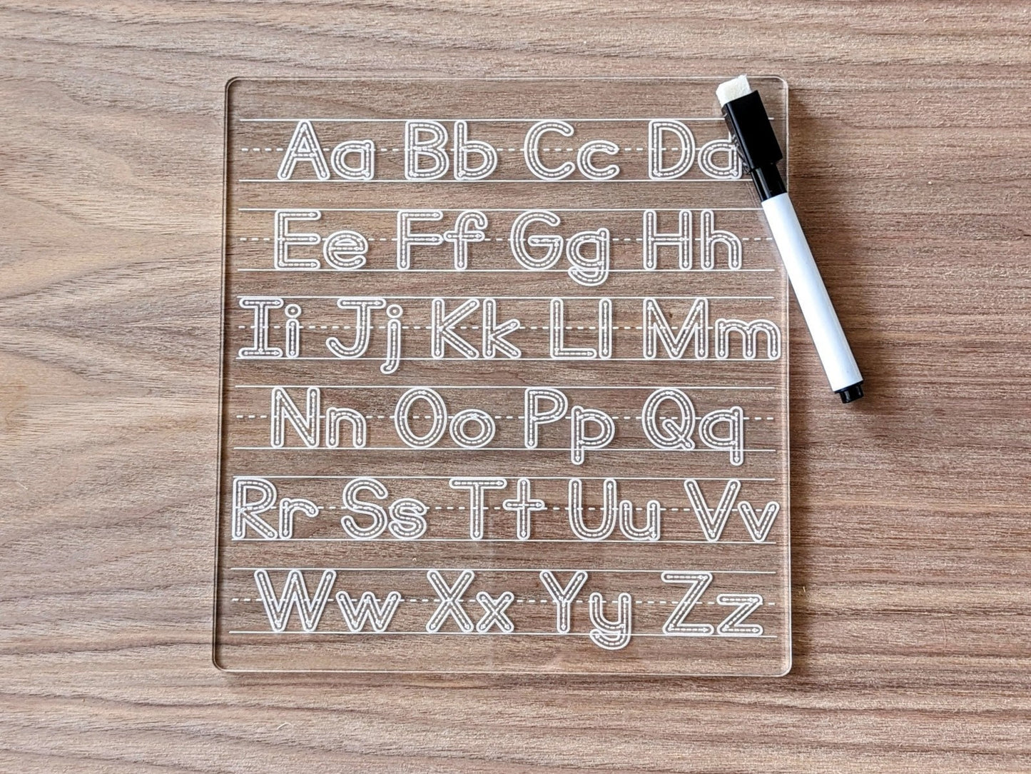 Personalised Alphabet Tracing Board, Kids Learn to Write
