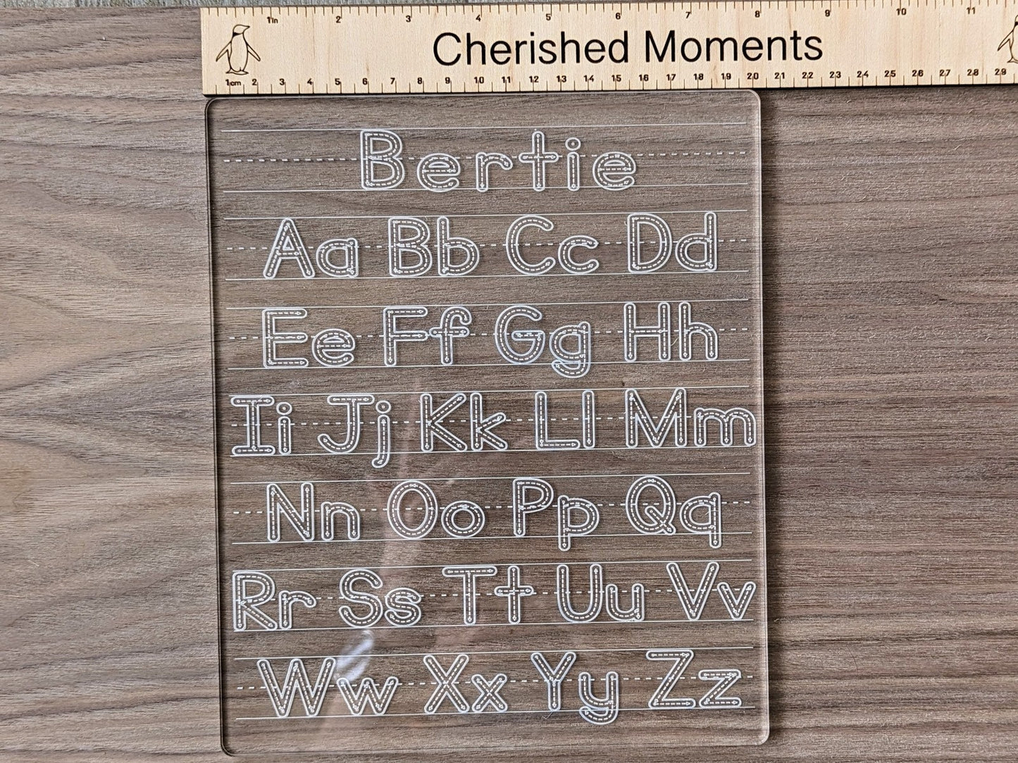 Personalised Alphabet Tracing Board, Kids Learn to Write