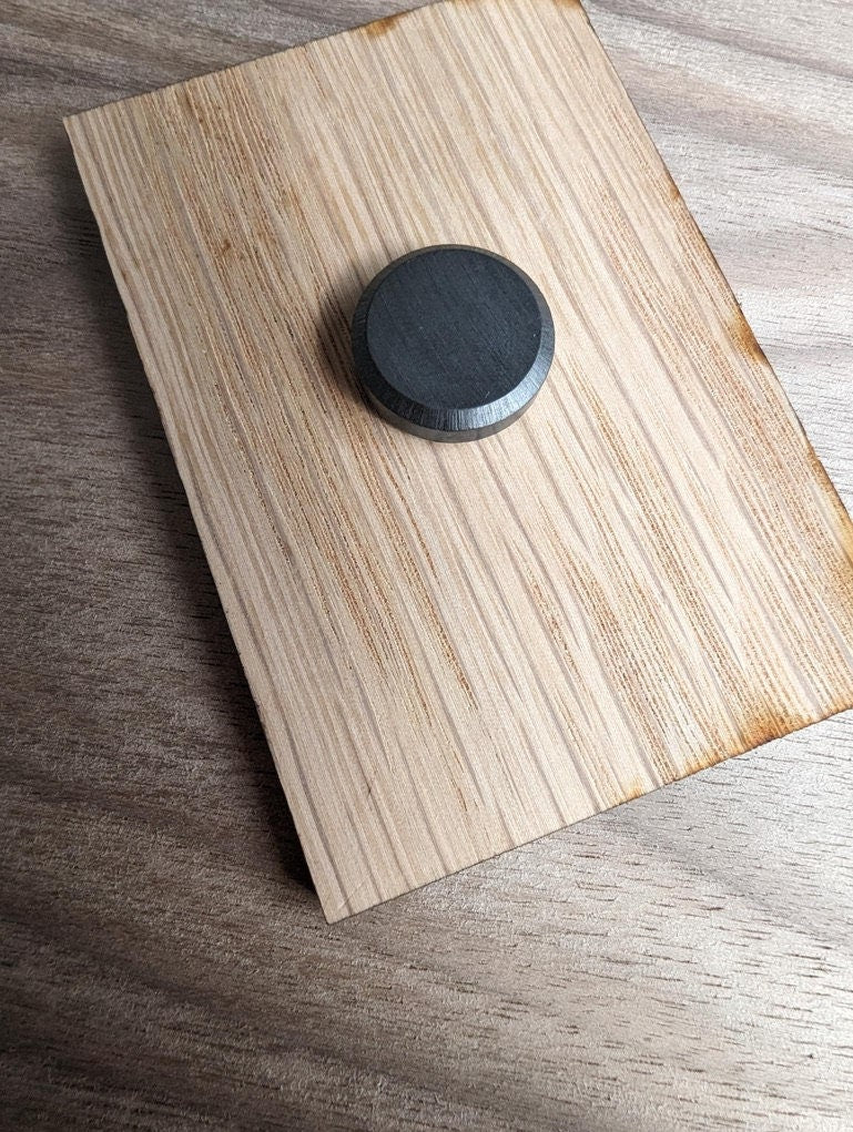 Personalised Wooden Save The Date Magnet – Rustic Wedding Keepsake