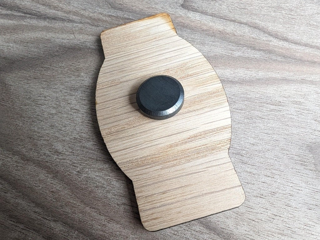 Personalised Wooden Save the Date Magnet – Custom Oak Wedding Announcement