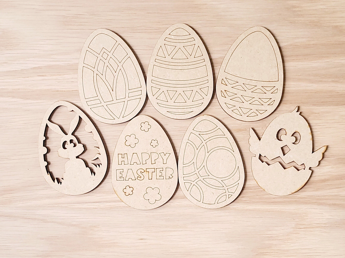 Wooden Easter Crafts, Easter Egg DIY Kit, Kids Activities