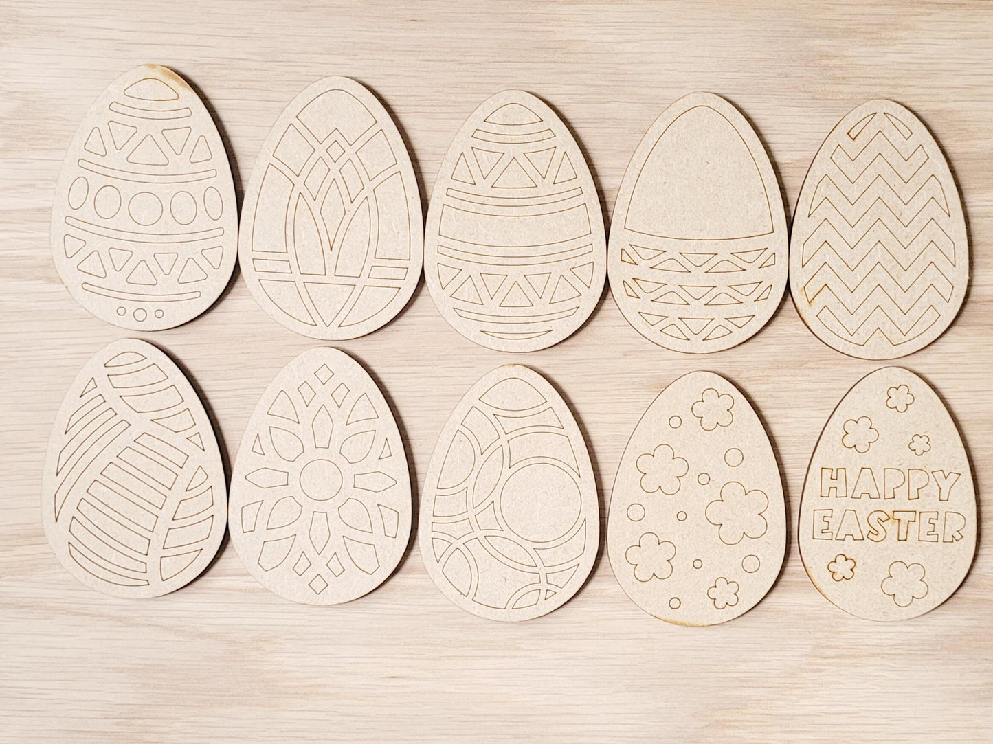 Wooden Easter Crafts, Easter Egg DIY Kit, Kids Activities