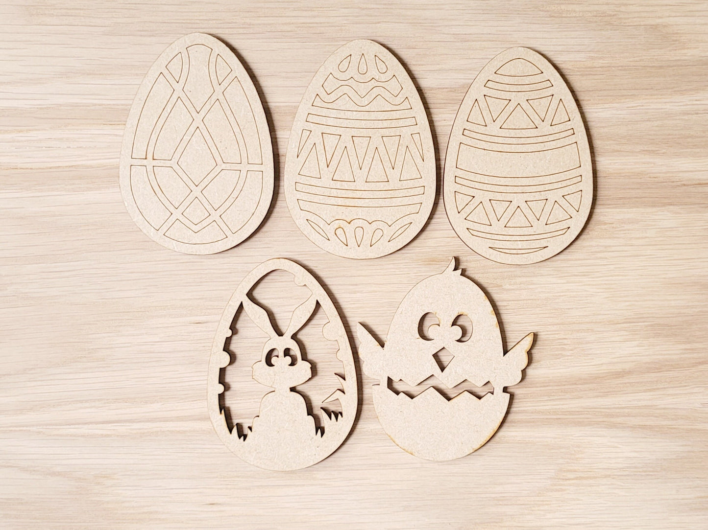 Wooden Easter Crafts, Easter Egg DIY Kit, Kids Activities
