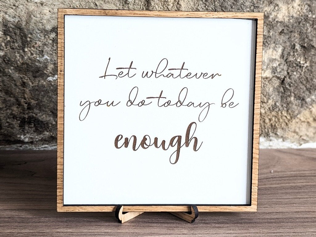 Everyday May Not Be Good Farmhouse Sign, Inspirational Wall Art, Motivational Gift