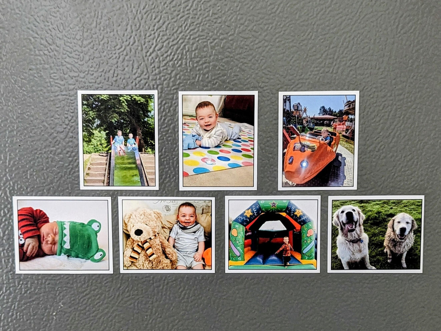 Small Rectangle Personalised Photo Magnet, Fridge Tiles 5cm x 6cm