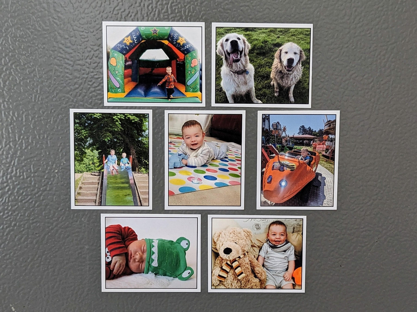 Small Rectangle Personalised Photo Magnet, Fridge Tiles 5cm x 6cm