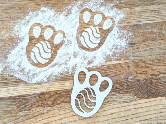 Easter Bunny Footprint Stencil, Rabbit Feet
