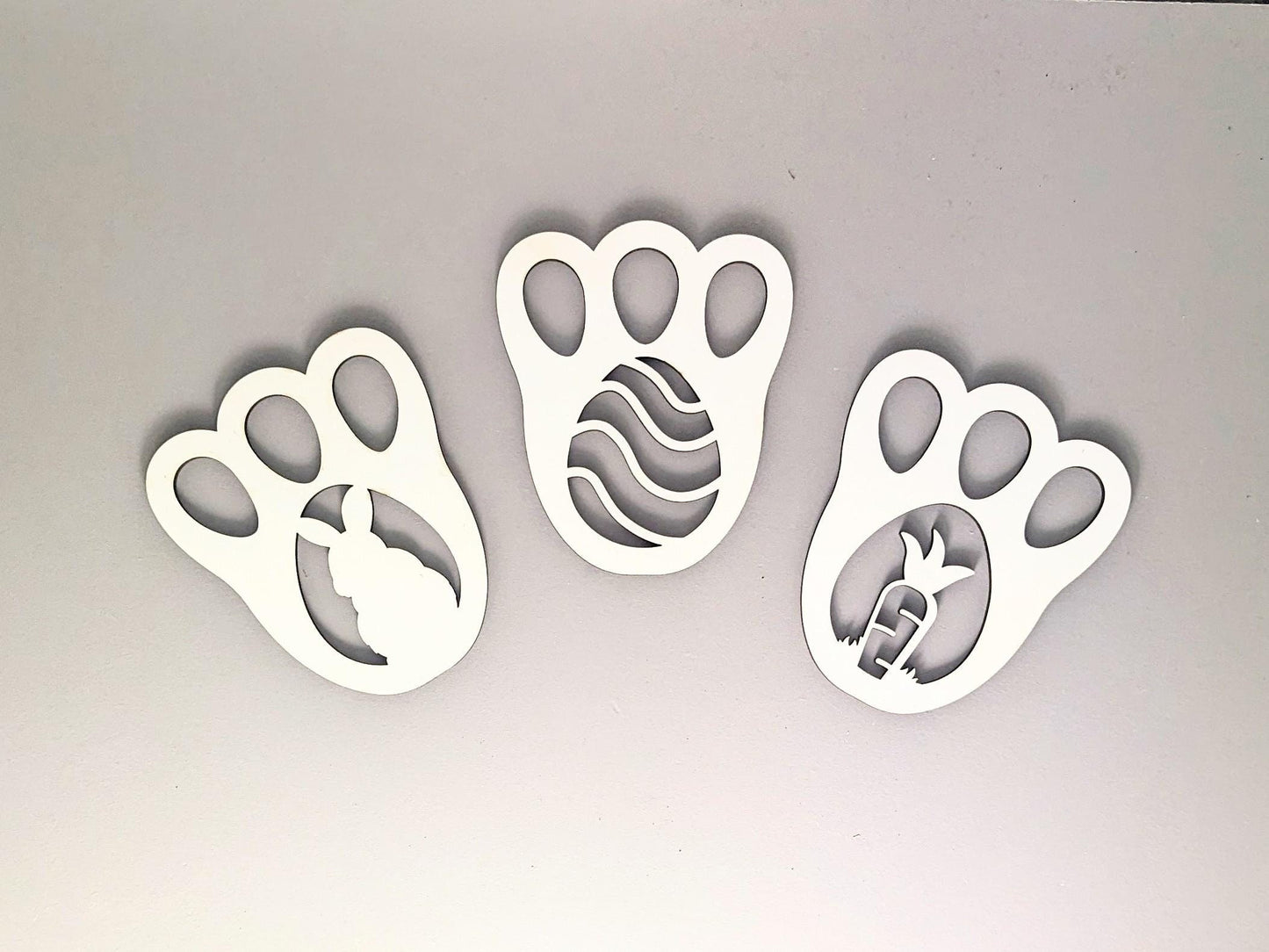 Easter Bunny Footprint Stencil, Rabbit Feet