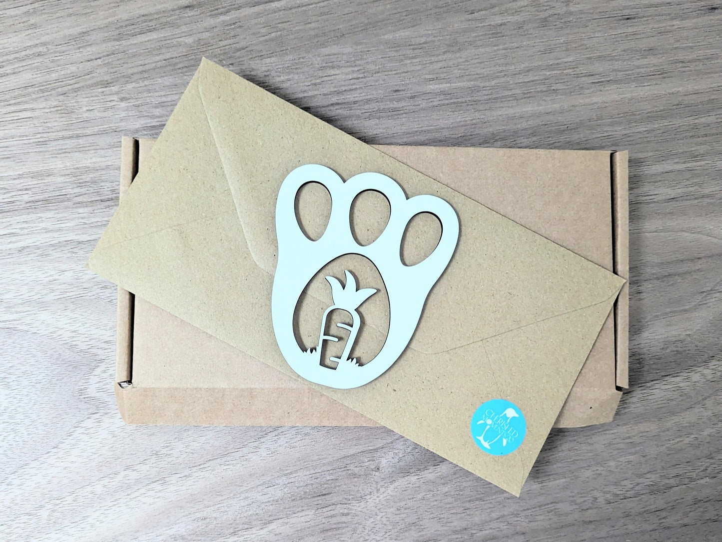 Easter Bunny Footprint Stencil, Rabbit Feet