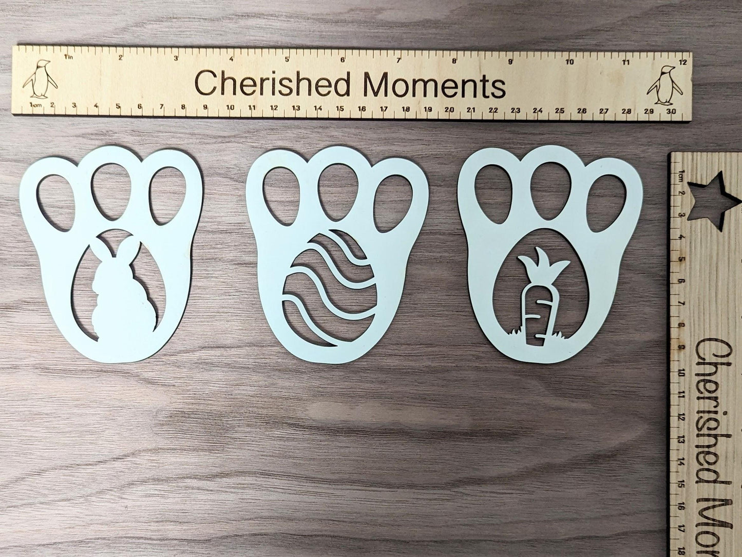 Easter Bunny Footprint Stencil, Rabbit Feet