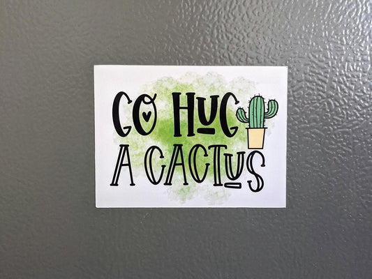 Cactus Magnet, Funny Fridge Magnet