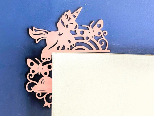 Fairy Tale Corner Decor – Magical Unicorn, Mermaid, Dancer, and Castle Acrylic Ornaments for Door Frames & Shelves | Whimsical Nursery & Playroom Accent