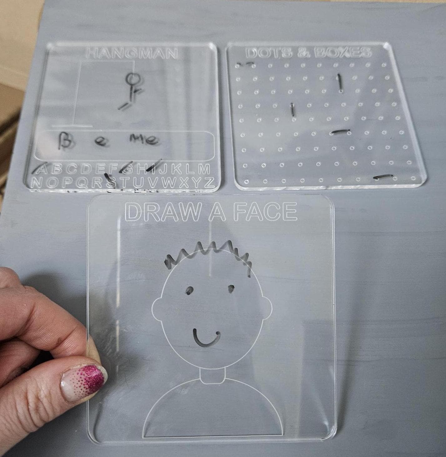 Dry-Erase Travel Games for Kids – Reusable Educational Gift, Homeschool Activity, Road Trip Fun