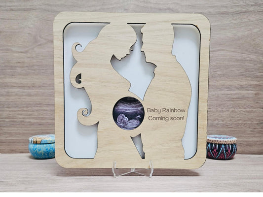Personalised Baby Scan Photo Frame, Ultrasound Holder, Sonogram Picture Frame