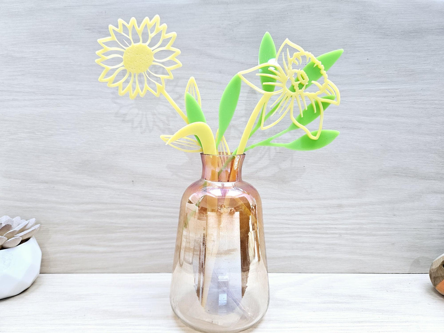 Flower Stems, Forever Flowers, Spring Tulip Decor