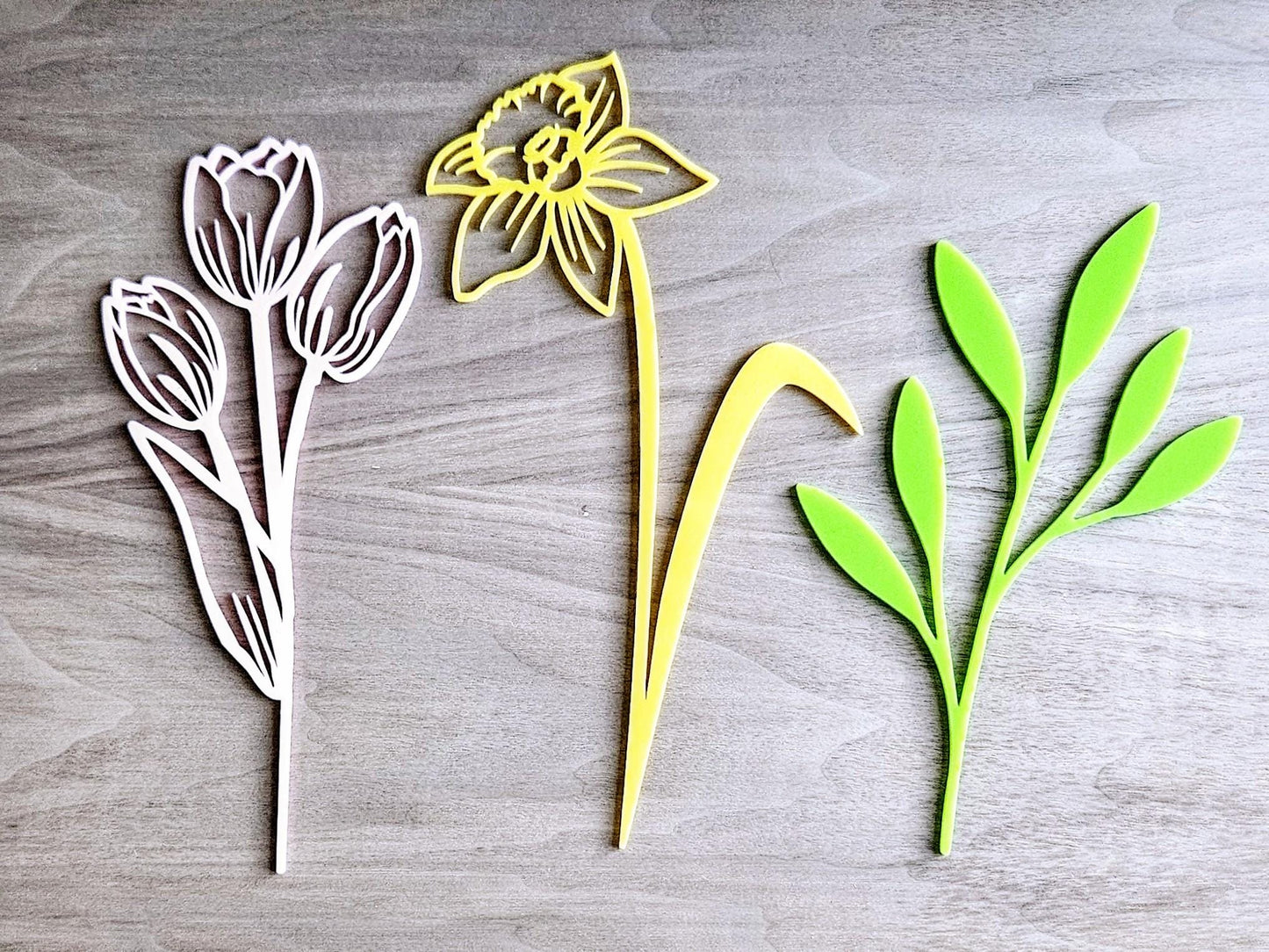 Flower Stems, Forever Flowers, Spring Tulip Decor