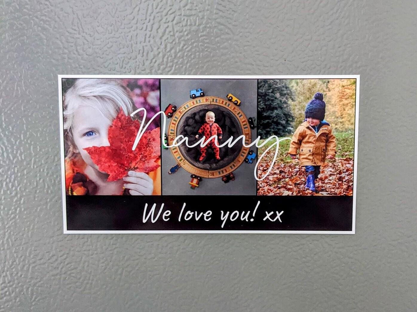 Personalised Nanny Photo Magnet