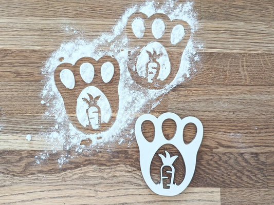 Easter Bunny Feet Stencil – Rabbit Footprint