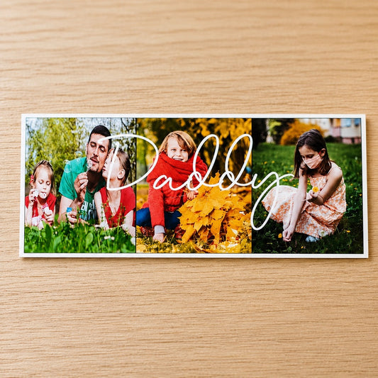Personalised Daddy Photo Fridge Magnet