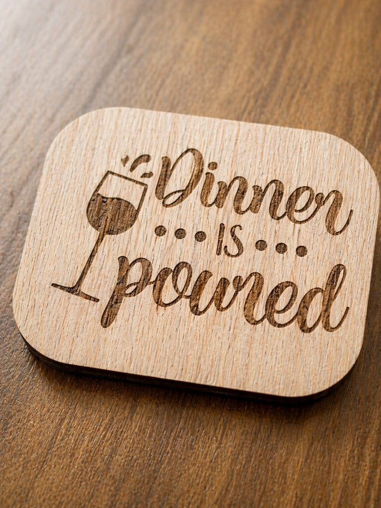 Funny Wooden Fridge Magnets – Engraved Sarcastic Kitchen Magnets, Small Gift Ideas, Stocking Fillers, Gift for Friends or Coworkers