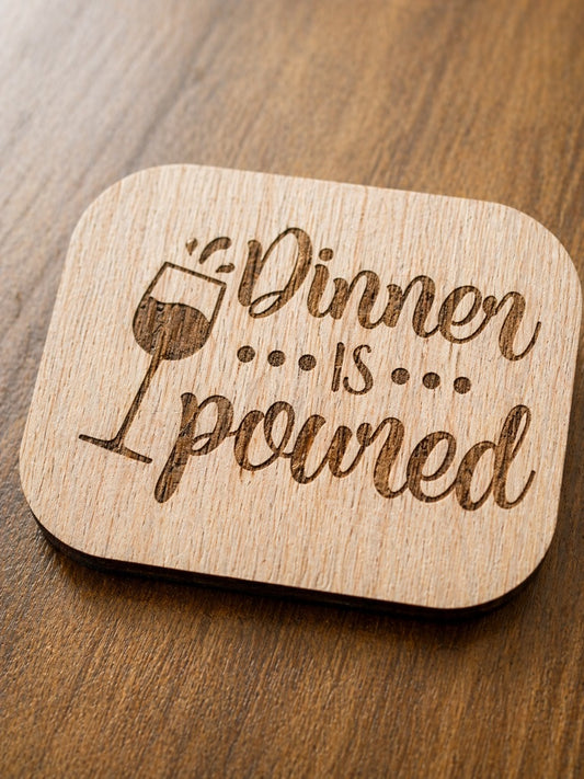 Funny Wooden Fridge Magnets – Engraved Sarcastic Kitchen Magnets, Small Gift Ideas, Stocking Fillers, Gift for Friends or Coworkers