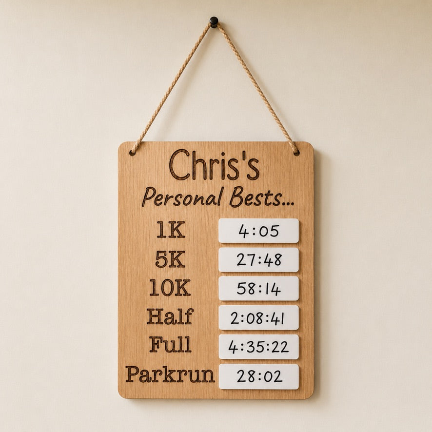 Personalised Running PB Boar