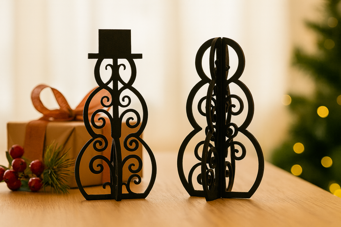 Snowman Ornament – Christmas Decoration, Festive Home Décor, Winter Gift, Secret Santa Idea