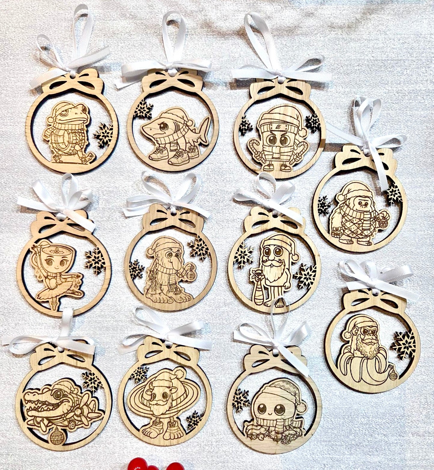 Italian Brain Rot Hanging Christmas Decorations