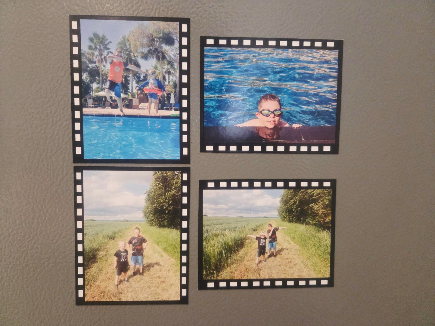 Personalised Photo Film Strip Magnet – Custom Gift for Fridge, Locker or Bookmark