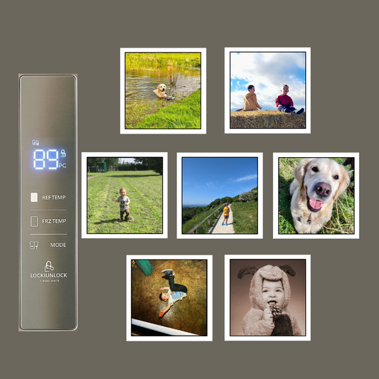 Personalised Photo Fridge Magnet Tiles – Gift for Her, Mum, or Home
