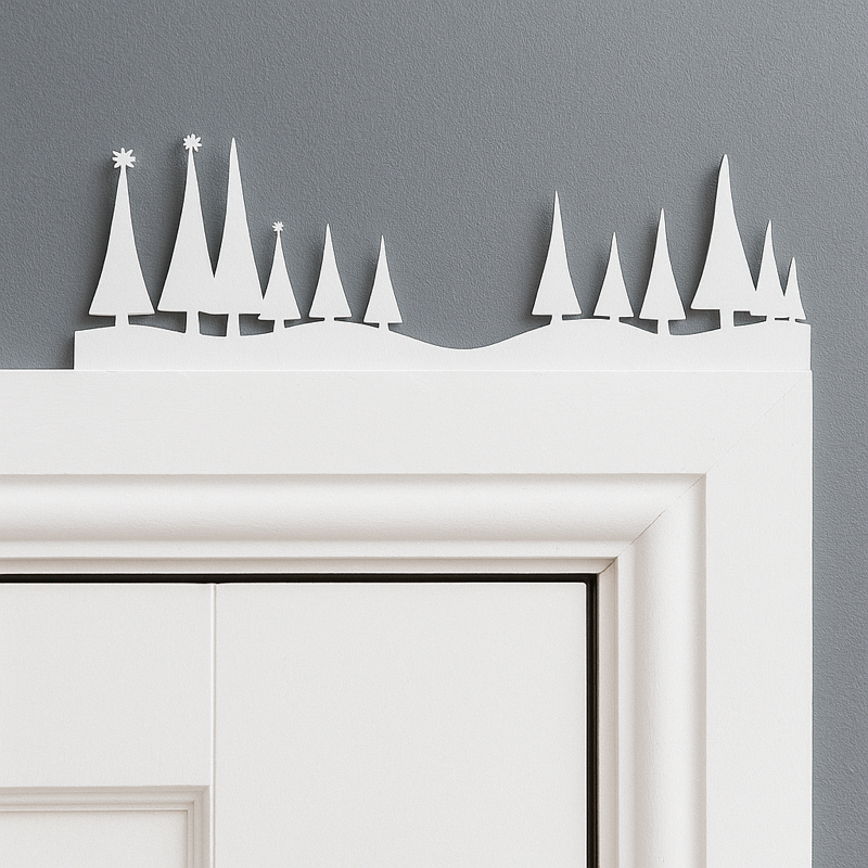 Wooden Winter Shelf Decorations – Rustic Woodland, Reindeer, and Village Christmas Mantel Décor