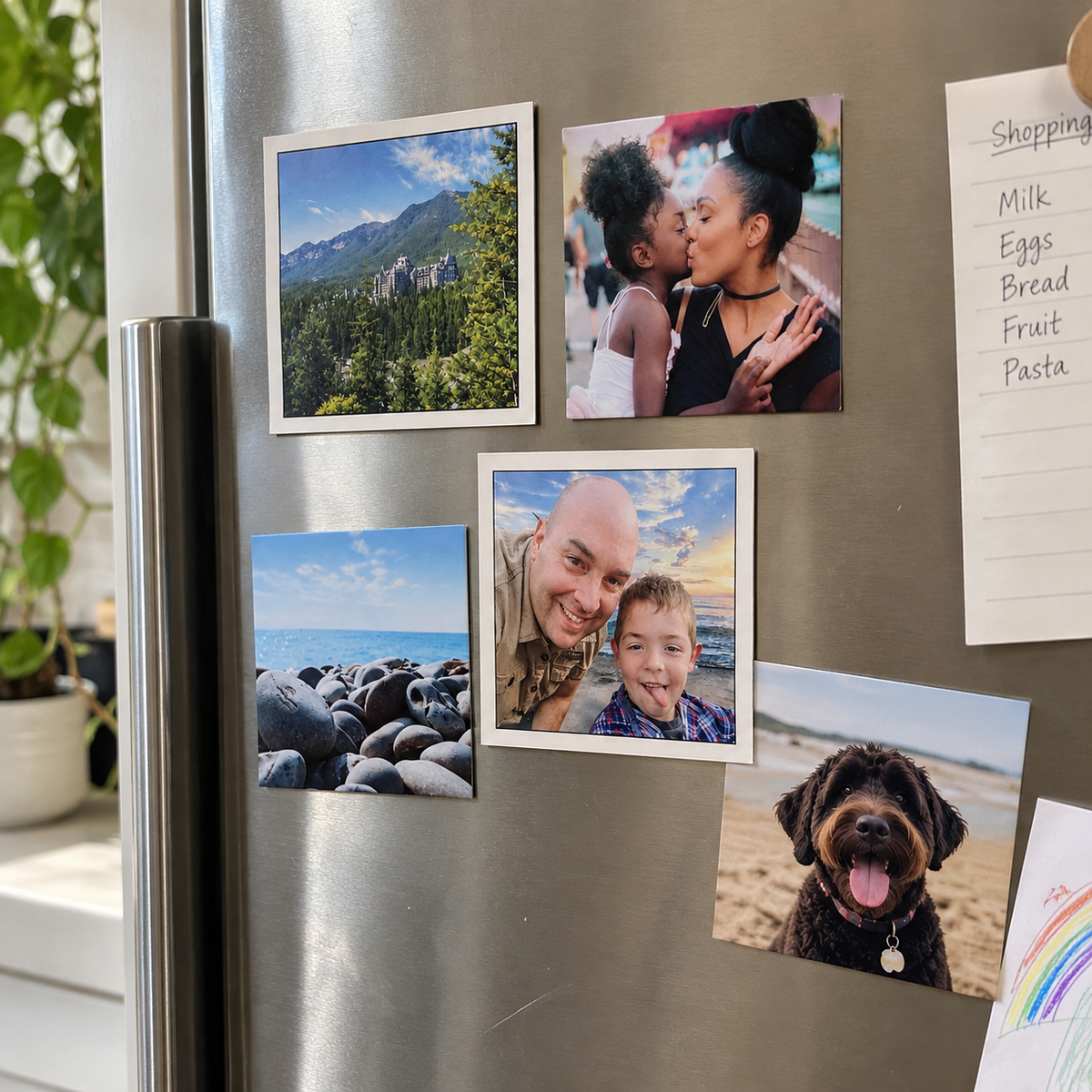 Personalised Photo Fridge Magnets – Custom Picture Magnets 9cm